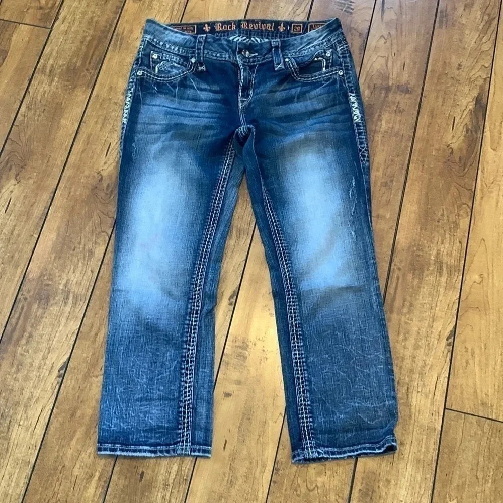 Rock Revival Lynkai easy crop jeans